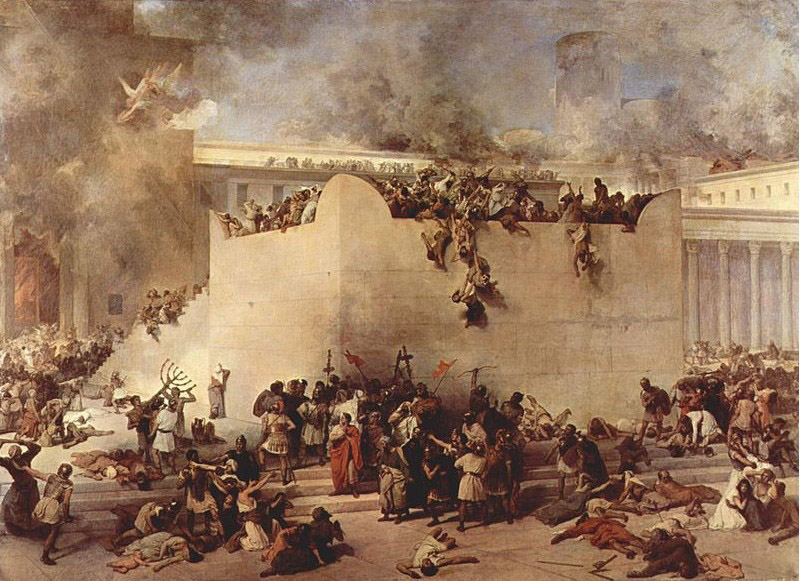 The destruction of the Temple of Jerusalem.